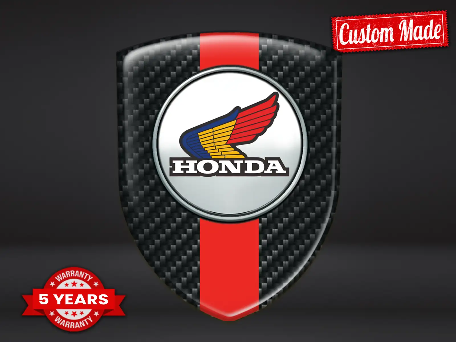 Honda Pegatina Adhesiva Pro Máximo Diseño Estilo Resistente
